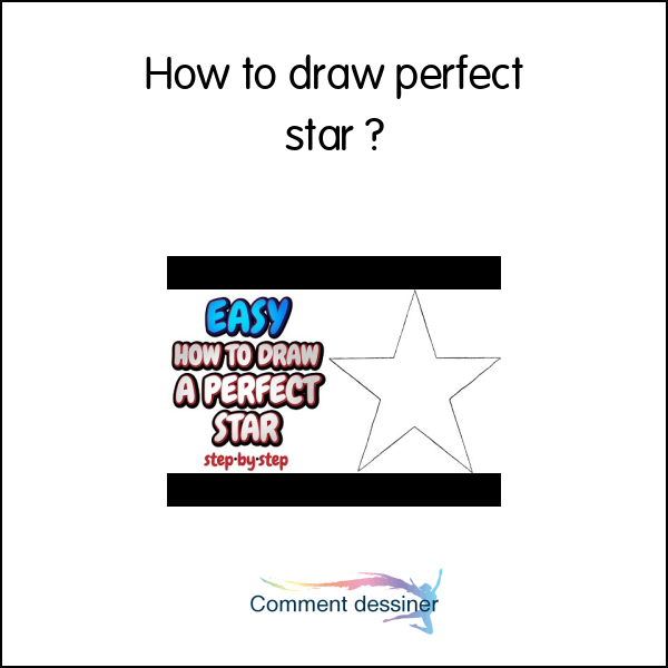 How to draw perfect star